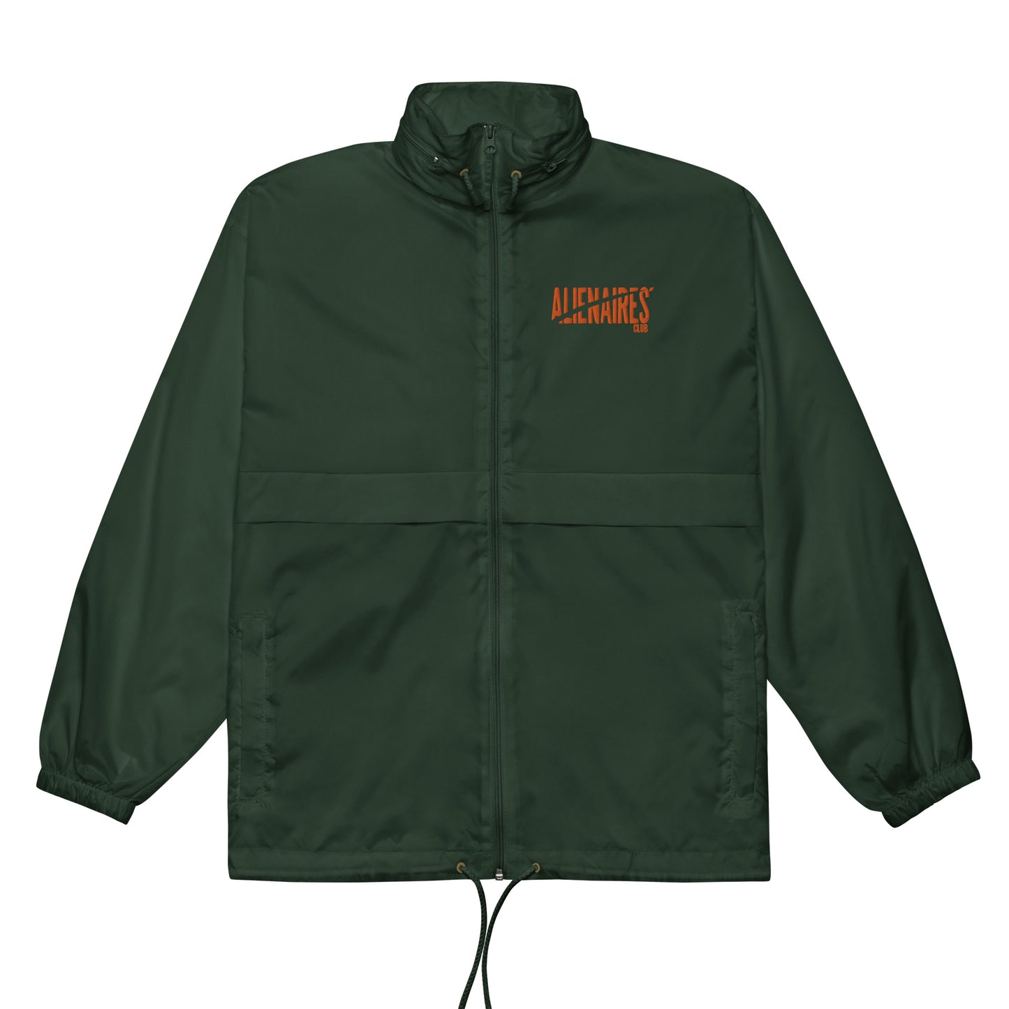 BeFreeBeYou Windbreaker (forest green/orange)