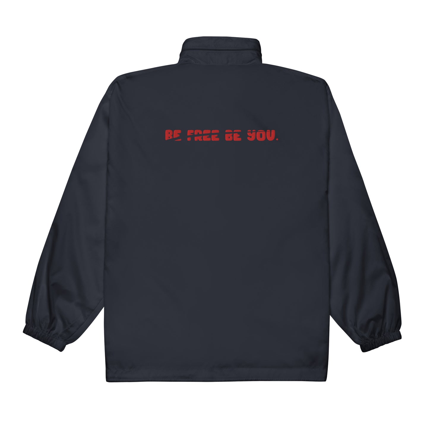 BeFreeBeYou Windbreaker (navy/red)