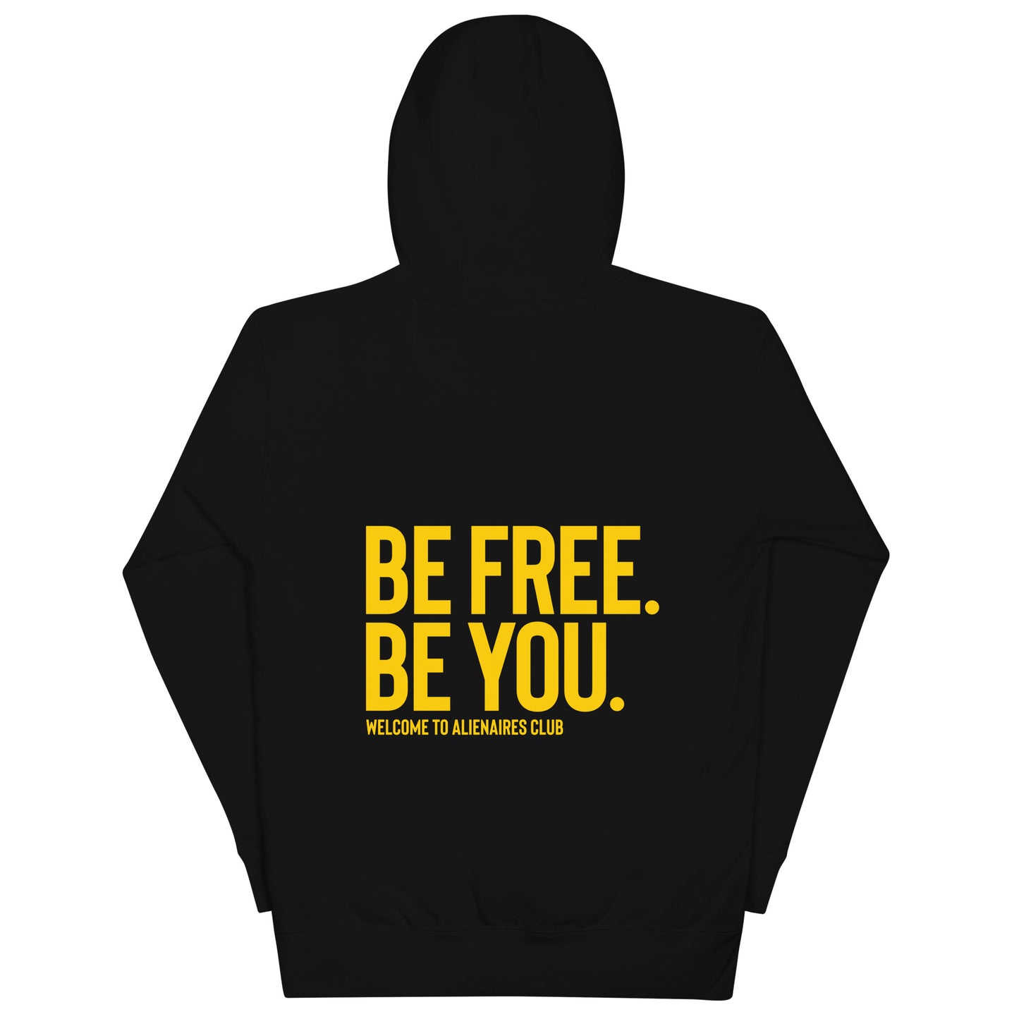 Alienaires Club 2.0 Embroidered Hoodie - Black/Yellow